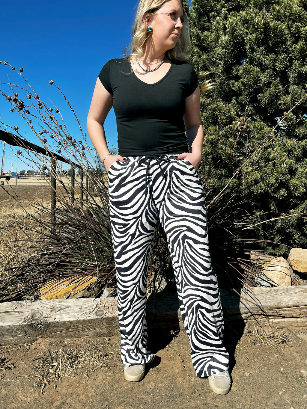 Zebra pants