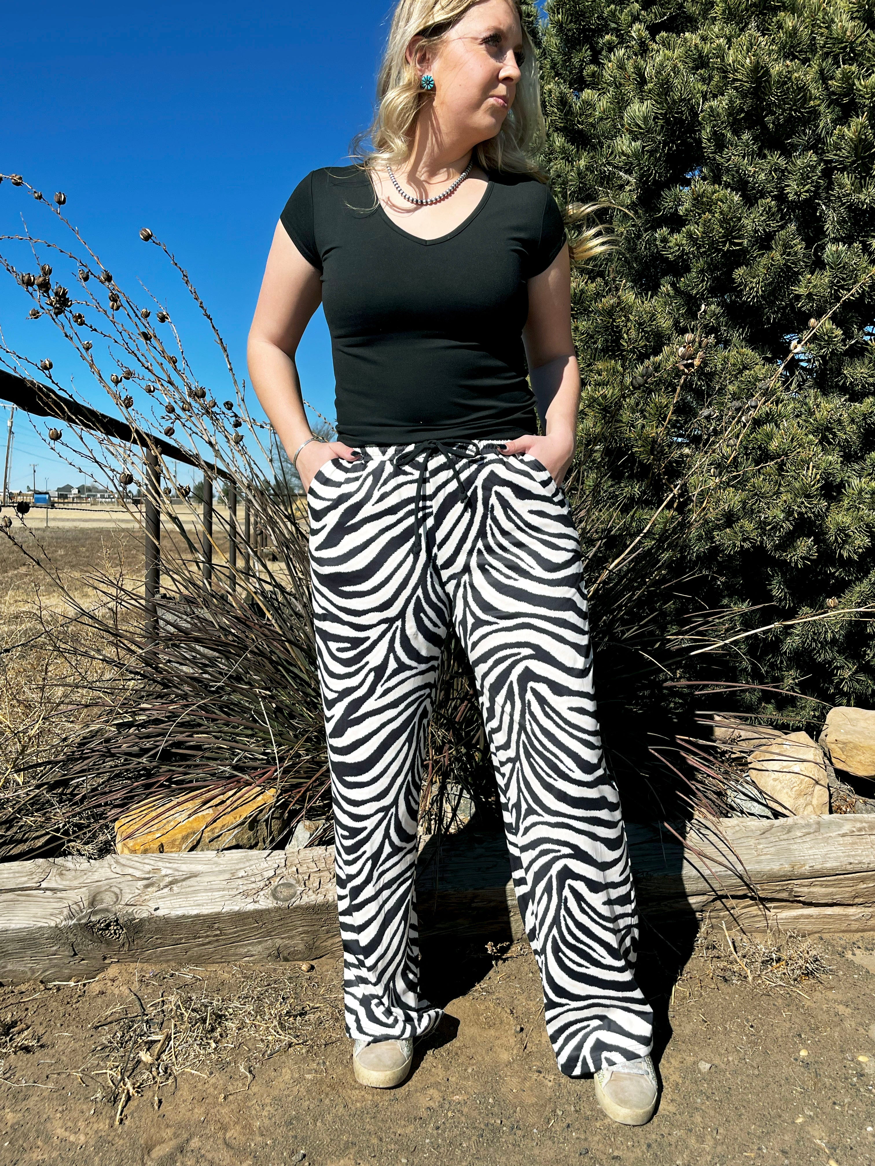 Zebra pants