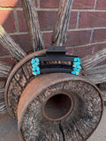 Medium hair clip partial turquoise