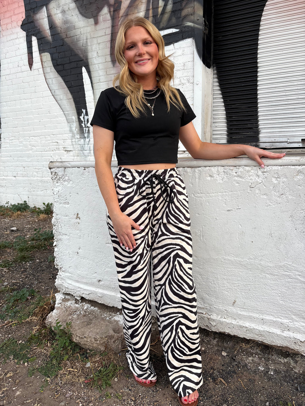 Zebra pants