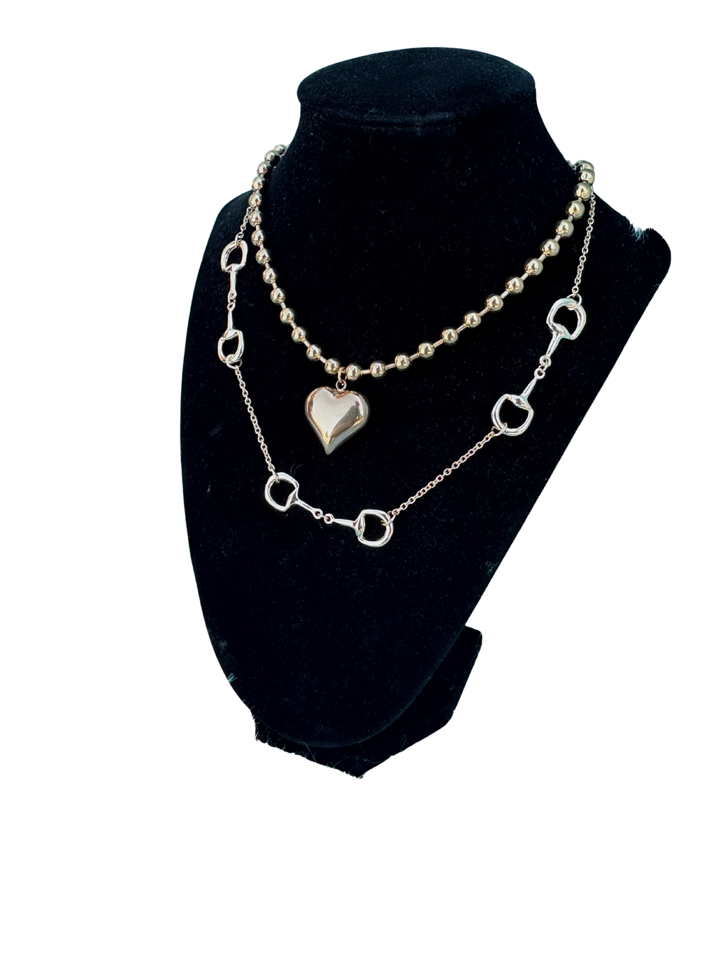 Gold heart necklace