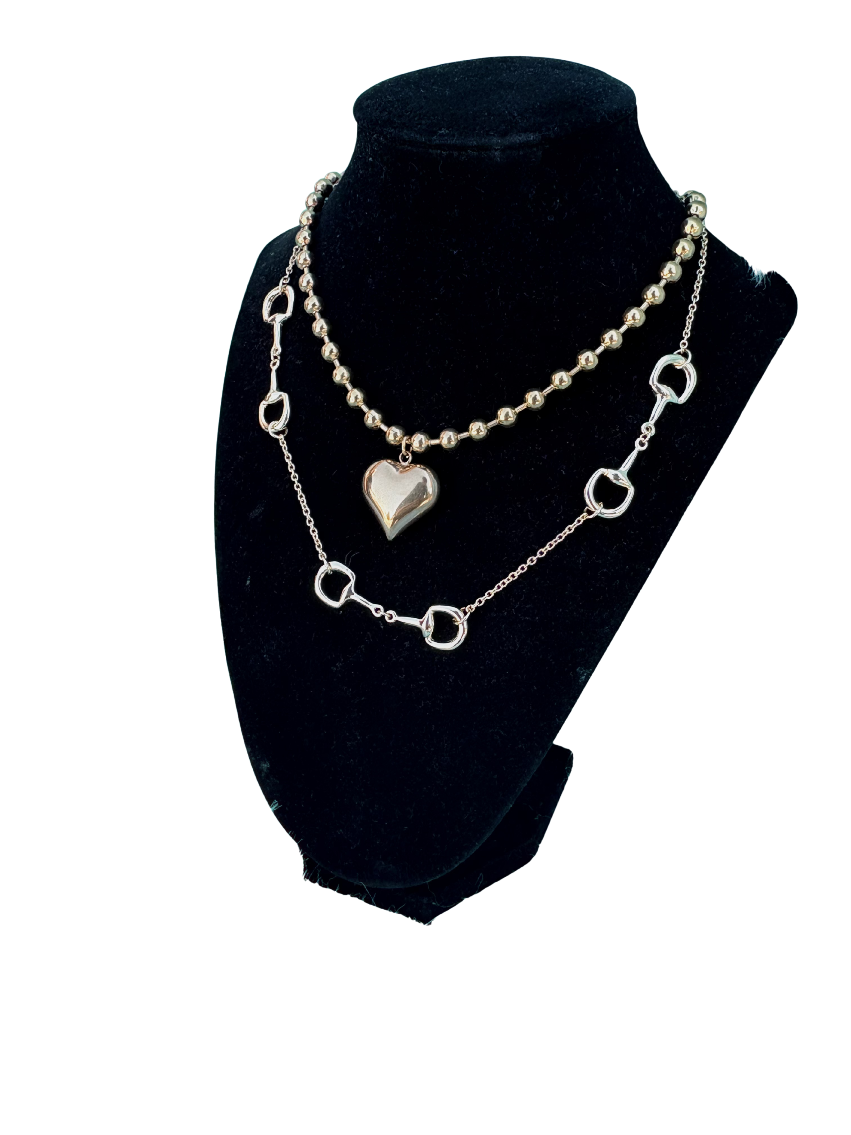 Gold heart necklace