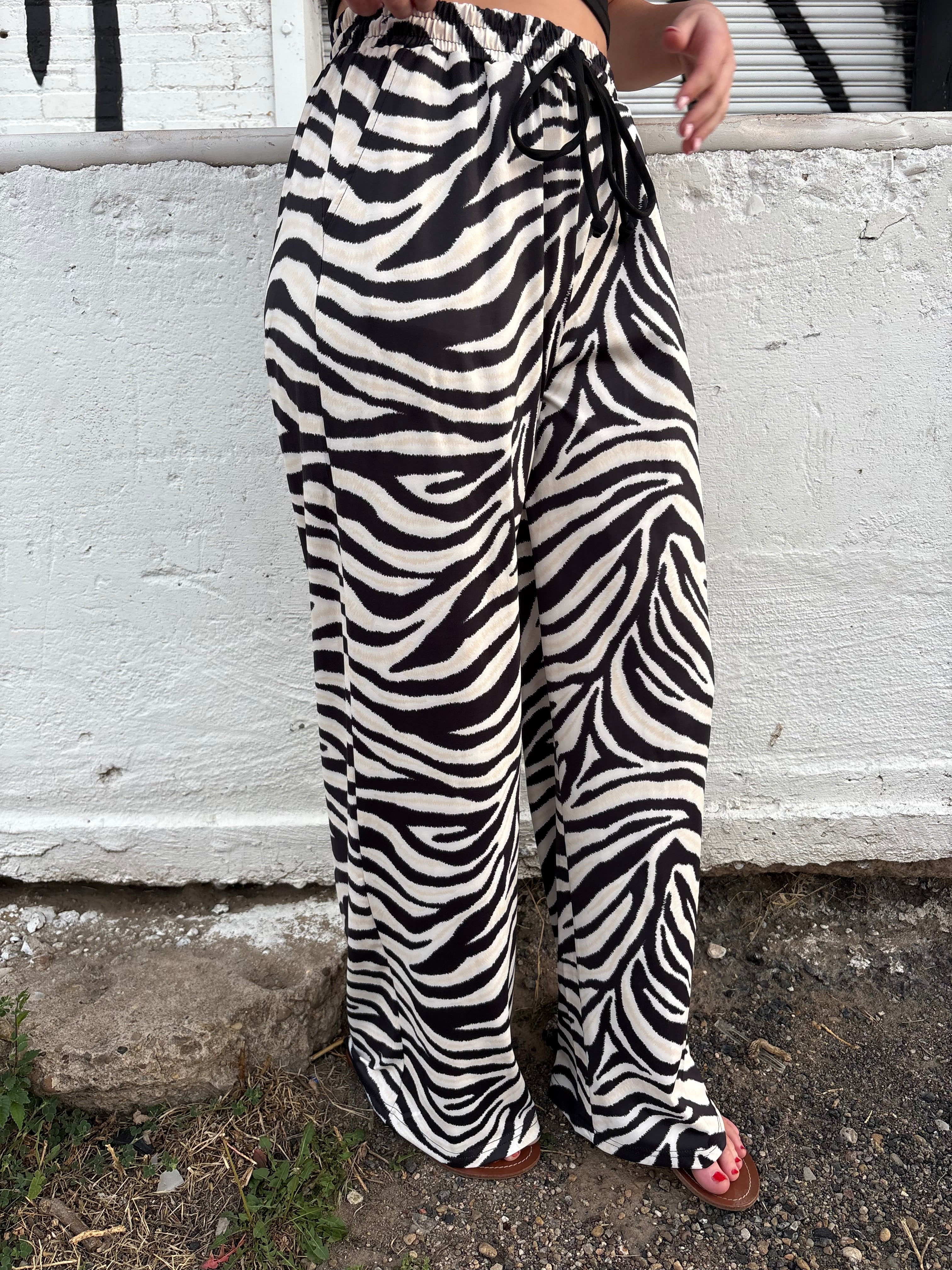 Zebra pants