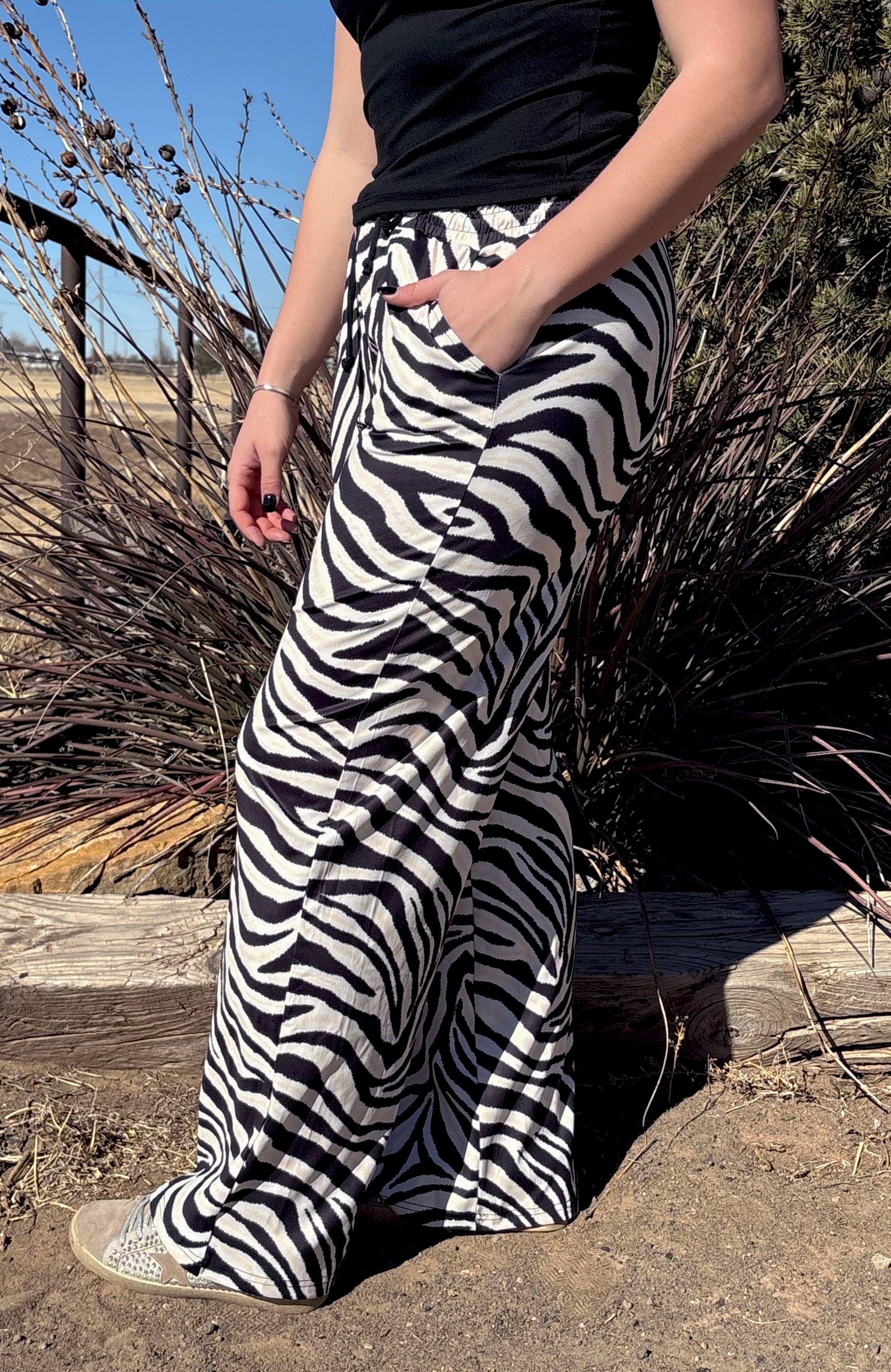 Zebra pants